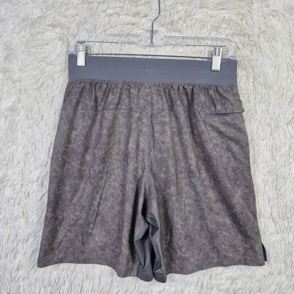 Lululemon T.H.E.‎ Short Linerless Grey Acid Wash 7